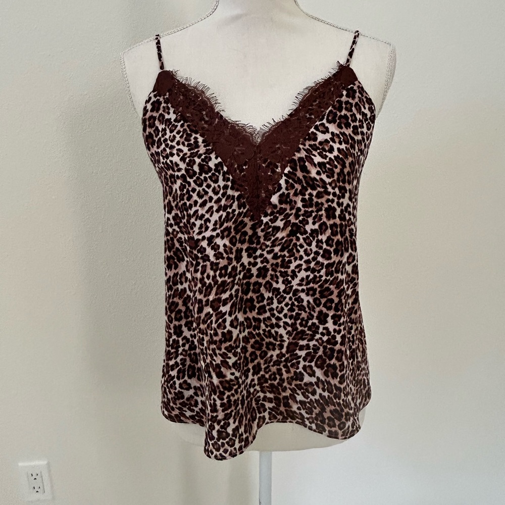 Melrose and Market Cheetah Lace Tank